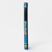 スーパーガール・サークル・ブルー・パターン Case-Mate iPhoneケース (裏面/左)