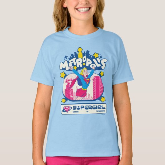 スーパーガール・スーパーポップ・トゥモロウの女性 Tシャツ (正面)