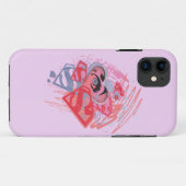 スーパーガール・ダイヤモンドと唇 Case-Mate iPhoneケース (裏面(横))