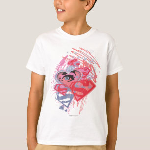 スーパーガール・ダイヤモンドと唇 Tシャツ