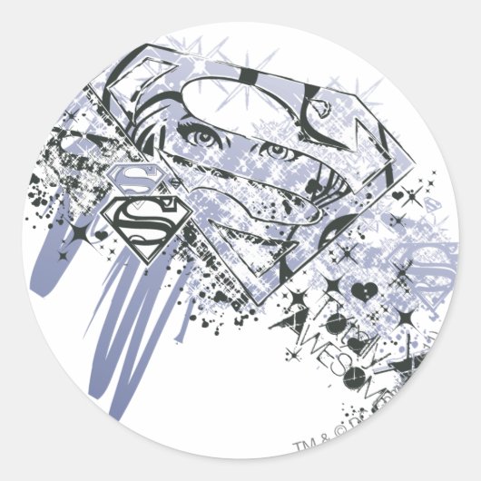 スーパーガール・ト素晴らしゥタル ラウンドシール (正面)