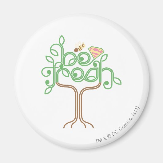 スーパーガール・ビー・フレッシュ マグネット (正面)