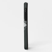 スーパーガール・ブラック・アンド・ホワイト Case-Mate iPhoneケース (裏面/左)