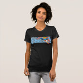 スーパーガール・ヘッド・ショット Tシャツ (正面フル)