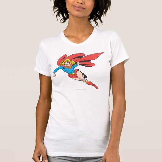 スーパーガール・リープとパンチ Tシャツ (正面)
