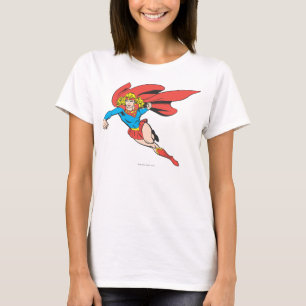 スーパーガール・リープとパンチ Tシャツ