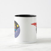 スーパーガール・リープス・イン・宇宙 マグカップ (中央)