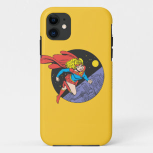 スーパーガール・リープス・イン・宇宙 iPhone 11 ケース