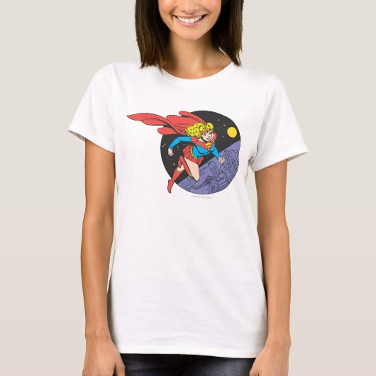 スーパーガール・リープス・イン・宇宙 Tシャツ (正面)