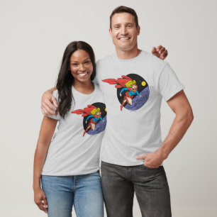 スーパーガール・リープス・イン・宇宙 Tシャツ