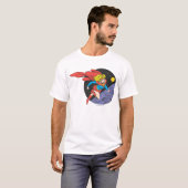 スーパーガール・リープス・イン・宇宙 Tシャツ (正面フル)