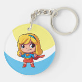 スーパーガール「未来は女性」 キーホルダー (裏面)