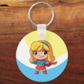 スーパーガール「未来は女性」 キーホルダー (裏面)