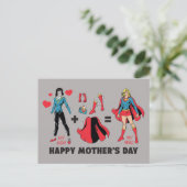 スーパーガール |母=私のヒーロー インビテーションポストカード (スタンド正面)