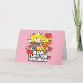 スーパーガール | 私はあなたをこのくらい愛してる カード (正面)