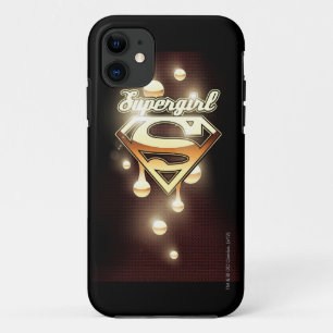スーパーガール・金ゴールド・ドリップス iPhone 11 ケース