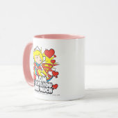 スーパーガール | I Love You This Much マグカップ (正面左)