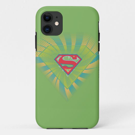 スーパーガールGroovyロゴ2 Case-Mate iPhoneケース (裏面)