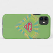 スーパーガールGroovyロゴ2 Case-Mate iPhoneケース (裏面(横))