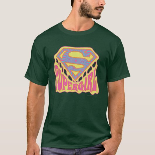 スーパーガールGroovyロゴ Tシャツ (正面)
