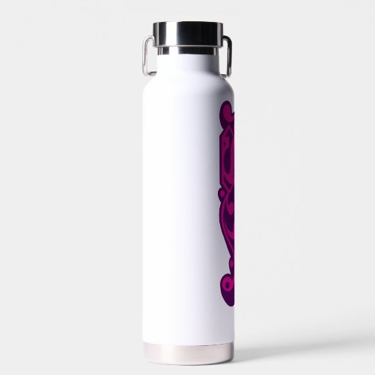 スーパーガールGroovy名とSシールド ウォーターボトル (正面)