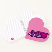 スーパーガールGroovy名とSシールド ノートブック (内部)