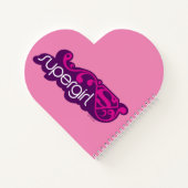 スーパーガールGroovy名とSシールド ノートブック (裏面)