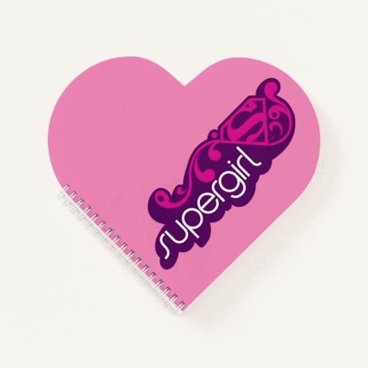 スーパーガールGroovy名とSシールド ノートブック (正面)