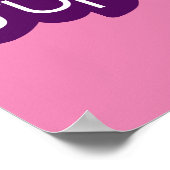 スーパーガールGroovy名とSシールド ポスター (角)