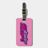 スーパーガールGroovy名とSシールド ラゲッジタグ (正面縦)