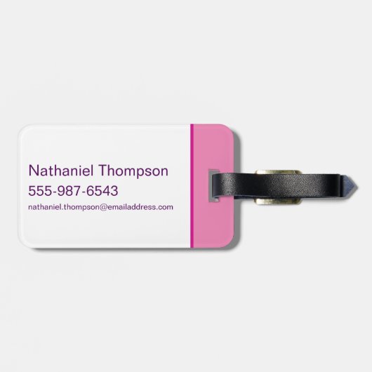 スーパーガールGroovy名とSシールド ラゲッジタグ (裏面横)