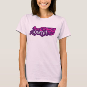 スーパーガールGroovy名とSシールド Tシャツ