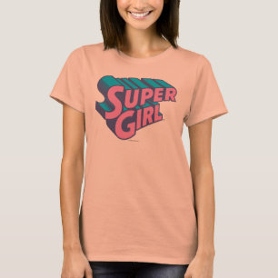 スーパーガールJポップ・アートの-10 Tシャツ