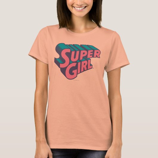 スーパーガールJポップ・アートの-10 Tシャツ (正面)
