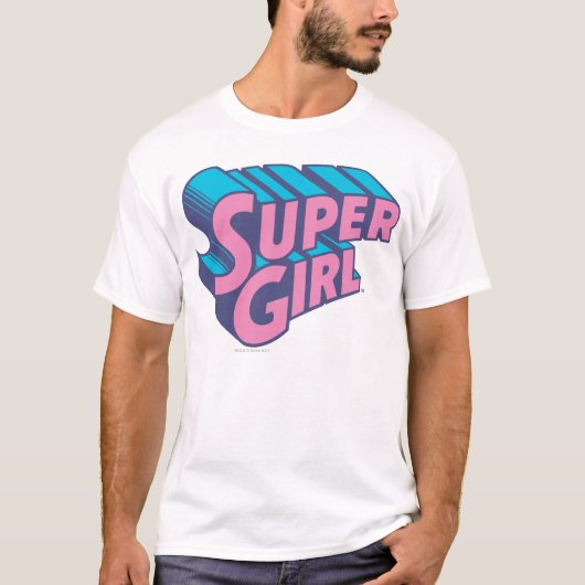 スーパーガールJポップ・アートの-10 Tシャツ (正面)