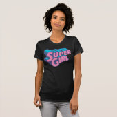 スーパーガールJポップ・アートの-10 Tシャツ (正面フル)