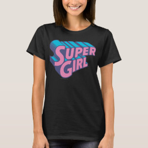 スーパーガールJポップ・アートの-10 Tシャツ