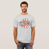 スーパーガールJポップ・アートの-13 Tシャツ (正面フル)