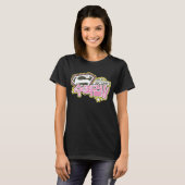 スーパーガールJポップ・アートの-1 Tシャツ (正面フル)