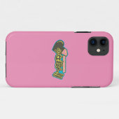 スーパーガールJポップ・アートの-2 Case-Mate iPhoneケース (裏面(横))