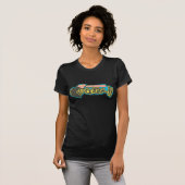 スーパーガールJポップ・アートの-2 Tシャツ (正面フル)