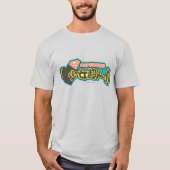スーパーガールJポップ・アートの-2 Tシャツ (正面)