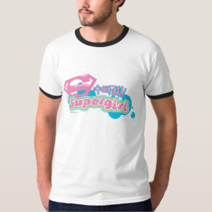 スーパーガールJポップ・アートの-3 Tシャツ