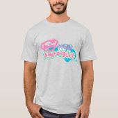 スーパーガールJポップ・アートの-3 Tシャツ (正面)