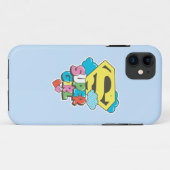 スーパーガールJポップ・アートの-5 Case-Mate iPhoneケース (裏面(横))