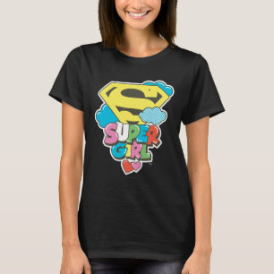 スーパーガールJポップ・アートの-5 Tシャツ
