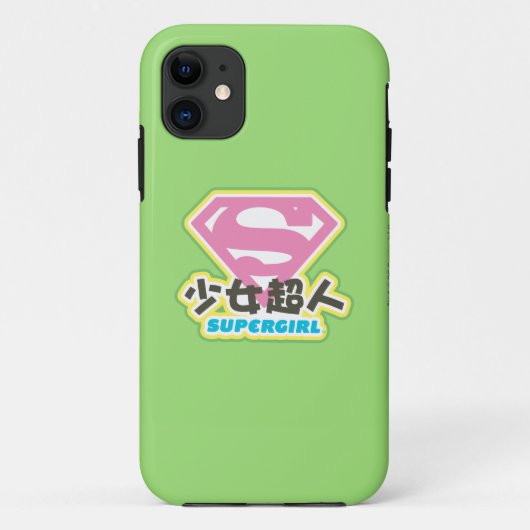 スーパーガールJポップ・アートの-6 Case-Mate iPhoneケース (裏面)