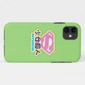 スーパーガールJポップ・アートの-6 Case-Mate iPhoneケース (裏面(横))