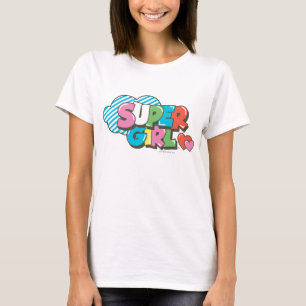 スーパーガールJポップ・アートの-9 Tシャツ