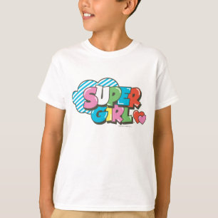 スーパーガールJポップ・アートの-9 Tシャツ